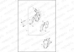 BRAKE CALIPER, FRONT