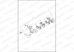 BRAKE CALIPER, FRONT