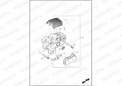 BRAKE CALIPER, FRONT