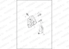 BRAKE CALIPER, FRONT