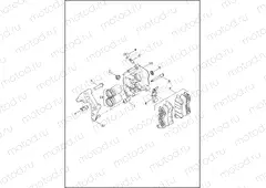 BRAKE CALIPER, FRONT