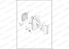 BRAKE CALIPER, FRONT
