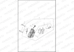 BRAKE CALIPER, FRONT
