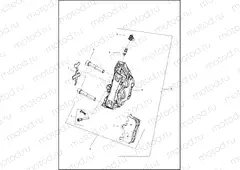 BRAKE CALIPER, FRONT