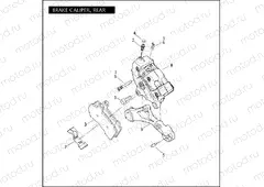BRAKE CALIPER, REAR