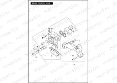 BRAKE CALIPER, REAR