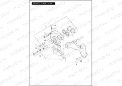 BRAKE CALIPER, REAR