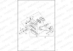BRAKE CALIPER, REAR