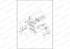 BRAKE CALIPER, REAR