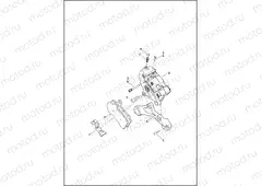 BRAKE CALIPER, REAR