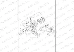 BRAKE CALIPER, REAR