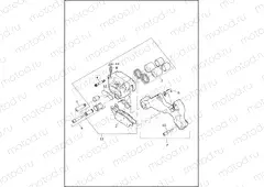 BRAKE CALIPER, REAR