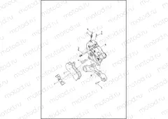 BRAKE CALIPER, REAR