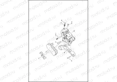 BRAKE CALIPER, REAR