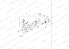 BRAKE CALIPER, REAR