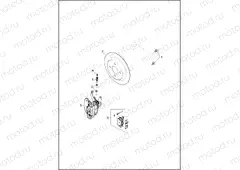 BRAKE CALIPER, REAR