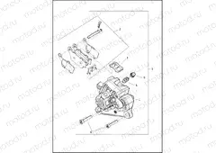 BRAKE CALIPER, REAR