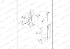 BRAKE CONTROL, FRONT - 883L/N/R, 1200C/CA/CB/CP/V/X