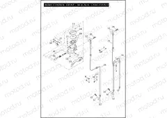 BRAKE CONTROL, FRONT - 883L/N/R, 1200C/CP/N/V/X