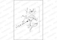 BRAKE CONTROL, FRONT - XG750A