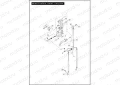 BRAKE CONTROL, FRONT - XR1200X