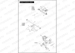 BRAKE CONTROL, REAR