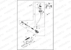 BRAKE CONTROL, REAR