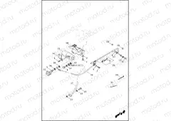BRAKE LINE AND MODULE, REAR, ABS