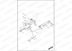 BRAKE LINE & MODULE, REAR, ABS