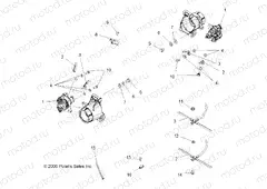 BRAKE LINES | BRAKE LINES, REAR - A07MH76FA (49ATVBRAKERR078EFIIN)