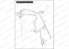 BRAKE LINES, FRONT - ABS