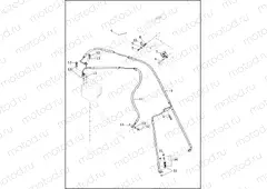 BRAKE LINES, FRONT - ABS