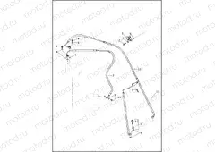 BRAKE LINES, FRONT - ABS