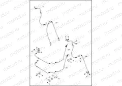 BRAKE LINES, FRONT - ABS
