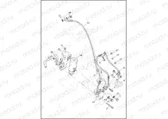 BRAKE LINES, FRONT, ABS