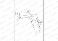 BRAKE LINES, FRONT - ABS