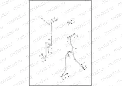 BRAKE LINES, FRONT - NON-ABS