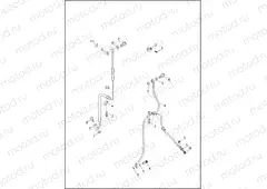 BRAKE LINES, FRONT - NON-ABS