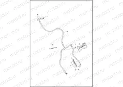 BRAKE LINES, FRONT - NON-ABS