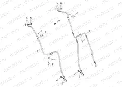 BRAKE LINES, FRONT - NON-ABS