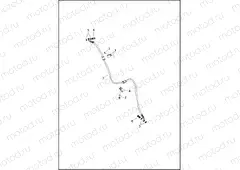 BRAKE LINES, FRONT - NON-ABS