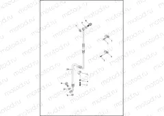 BRAKE LINES, FRONT, NON-ABS - FLS