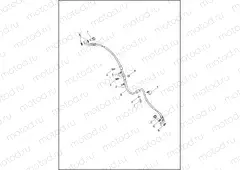 BRAKE LINES, FRONT, NON-ABS - FLS