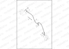 BRAKE LINES, FRONT, NON-ABS - FLSL, FXBB, FXLR