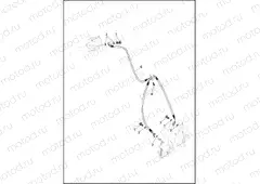 BRAKE LINES, FRONT, NON-ABS - FXFB, FXFBS