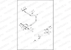 BRAKE LINES, REAR - NON-ABS