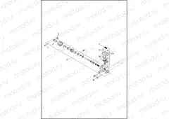 BRAKE, MASTER CYLINDER, REAR