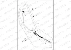 BRAKE MASTER CYLINDER, REAR
