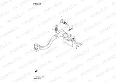 BRAKE PEDAL (MODEL K9/L0)