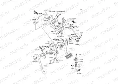 Brake Pedal/Throttle Lever